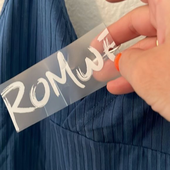 #74 Teal Textured Crop Top - Picture 4 of 4